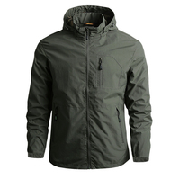 Manteau Veste Tactique d'Extérieur pour Homme, Léger et Imperméable, Idéal Printemps-Automne