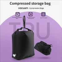 Bolsa de Compresión al Vacío Multifuncional, Expandible, Impermeable, Ligera y Moderna, de Lona de Algodón Reutilizable y Duradera, en Oferta