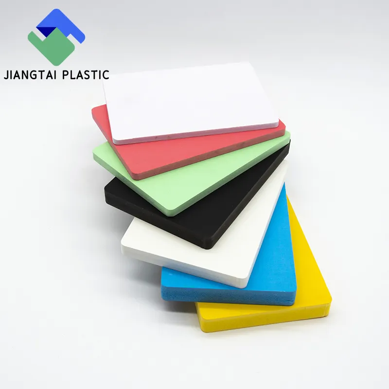 Jiangtai 3mm 5mm 30mm high quality pvc foam board 4ft x 8ft blue rigid pvc sheet for exhibition