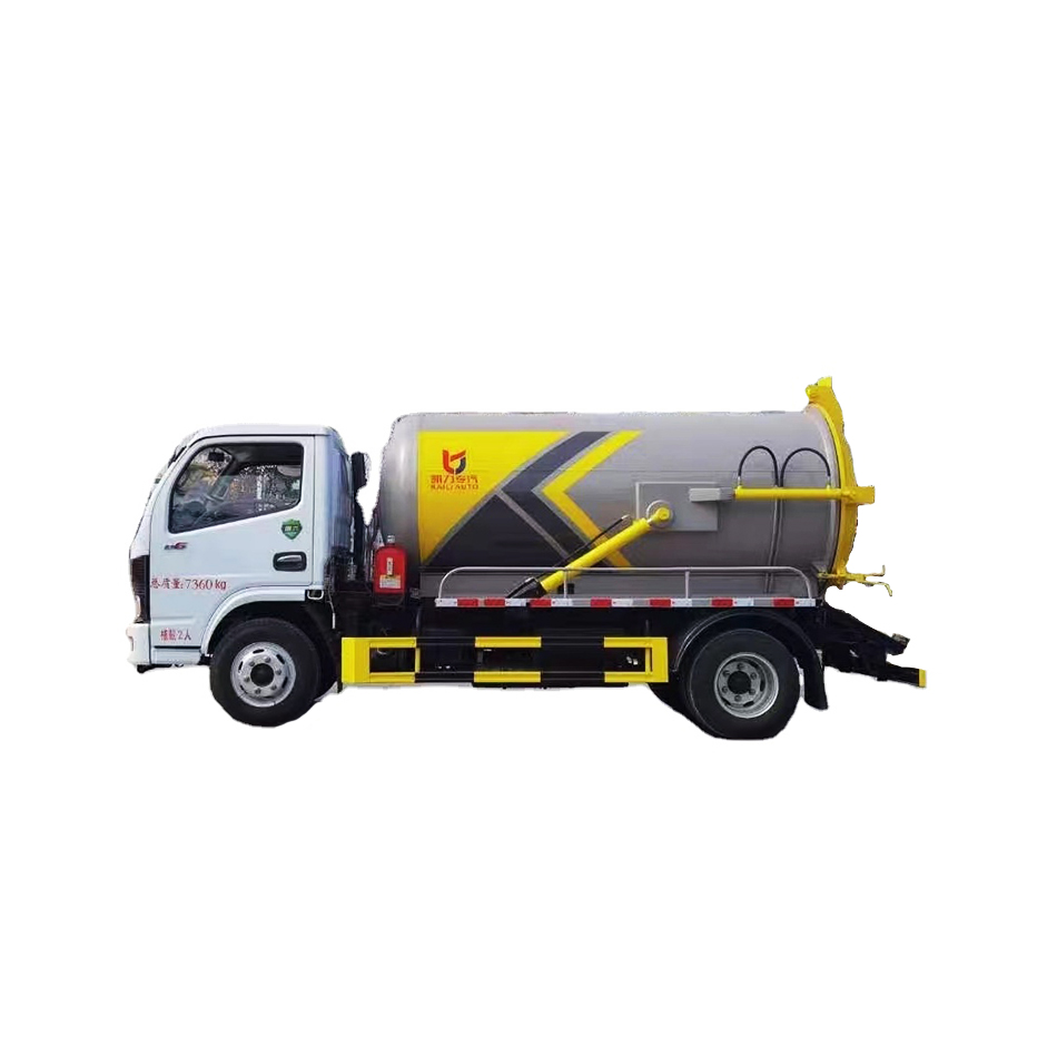 Новый или подержанный 4*2 dongfeng специальный вакуумный насос, септик, вакуумные всасывающие грузовики