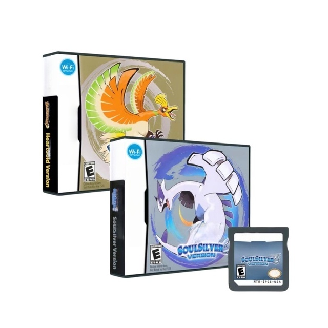 USA Version Game for Pokmoned HeartGold SoulSilver Platinum Diamond Pearl Version for Ds Game Consoles Box Package