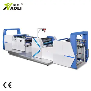 Auto feed auto cut carton laminating machine for paper sheet and plastic film thermal laminating machine