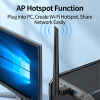 Adaptateur WiFi 6 AX900Mbps double bande avec antenne à gain élevé 5dBi, sans pilote, compatible Windows 7/10/11 pour ordinateur portable - Prix usine - En stock