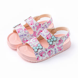 Sandali estivi da ragazza alla moda pantofole traspiranti da esterno soffice soletta leggera chiusura Slip-On per bambini per l'autunno - Product Image 4