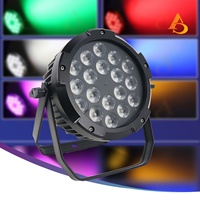 Projecteur LED PAR de haute qualité 18x18w Rgbwa Uv 6in1 IP65 18pcs, étanche, pour extérieur