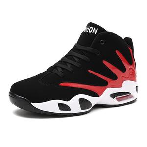 Chaussures de Sport Montantes Couple <span class=keywords><strong>en</strong></span> Gros, Chaussures de <span class=keywords><strong>Basket</strong></span>-ball à Coussin d'<span class=keywords><strong>Air</strong></span>, Chaussures Tendance Loisir - Product Image 1