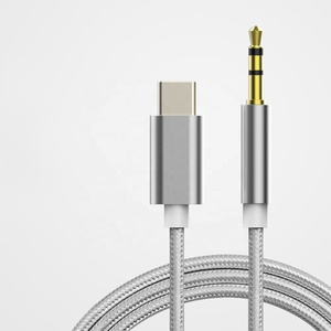 Cable de Audio de 3 pies trenzado <span class=keywords><strong>USB</strong></span> <span class=keywords><strong>C</strong></span> a 3,5mm, Cable de Audio tipo <span class=keywords><strong>C</strong></span>, adaptador estéreo para auriculares, adaptador para altavoz, Aux para coche - Product Image 3