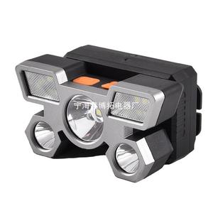 Linterna Frontal LED de 5 Cabezas Recargable por USB, de Aleación de Aluminio, Luz Blanca, para Camping y Actividades al Aire Libre - Product Image 2