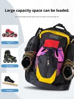 Sac à roulettes imperméable ROSELLE pour adultes, hommes et femmes, en plastique ABS à 4 roues, sac à dos d'extérieur