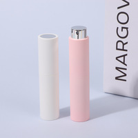 Haute qualité Macaron dégradé couleur verre 8ml voyage rétractable rotatif vaporisateur avec buse en argent