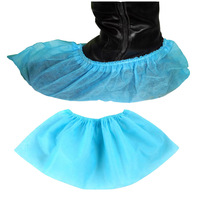 Couvre-chaussures jetables antidérapants non tissés de couleur bleue extra larges et épais de qualité supérieure