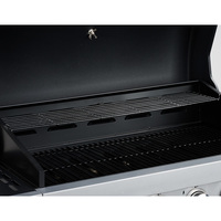 Barbecue portable à 6 brûleurs GPL, pliable, réglable, pour extérieur, sur table ou sur chariot, montage facile, en acier laminé à froid avec revêtement poudré, design moderne