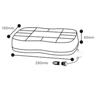 12-24V 60W Mini LED Licht leiste mit Magnet fuß Multifunktion Bernstein Transparent EMC ECE Rotierendes IP65 Wasserdichtes Autozubehör