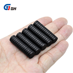 תעשייתי n35 n42 n45 n52 n52 חזק קבוע מגנט אדמה נדיר שחור אפוקסי מצופה דיסק סיבוב סביב מגנט ndfeb למקרר מלאכה די - Product Image 2