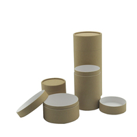 Vente en gros de papier kraft écologique design personnalisé boîte d'emballage ronde pour affiche et bougie tube en papier industriel