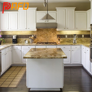 אמריקאי שייקר סגנון ארון pvc ארון מטבח Rta עם האי - Product Image 2