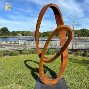RELONG Custom Outdoor <strong>Garden</strong> Large Metal Corten Abstract Art <strong>Sculpture</strong> <strong>for</strong> <strong>Sale</strong> - Product Image 3