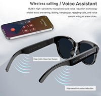 Lunettes de traduction intelligentes SENBONO M89 AI avec verres dégradés, enregistrement vidéo HD, appels sans fil et caméra intégrée