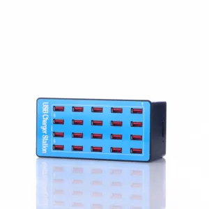 Stazione di ricarica USB a 20 porte Power 100W stazione di ricarica per telefono desktop caricatore multiporta