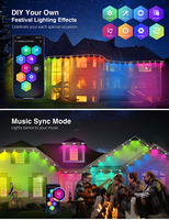 Luxfond Fiabilité Partie Rgbic étanche Led Pixel Point Vacances Led Aluminium Profil Noël