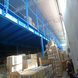 מדפי מתכת מותאם אישית פלדה מדף כבד מזנין לופט אחסון פלטפורמת רצפה mzzanine לאחסון תעשייתי - Product Image 3