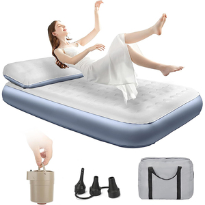 <span class=keywords><strong>Lit</strong></span> gonflable automatique de <span class=keywords><strong>matelas</strong></span> d'air de voyage de camping d'une <span class=keywords><strong>personne</strong></span> <span class=keywords><strong>avec</strong></span> la pompe intégrée - Product Image 2