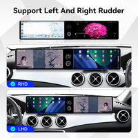 MOOKAKA Dual 12,3 pulgadas Android para mercedes-benz GLA 2016-2019 coche estéreo Multimedia GPS Navi inalámbrico CarPlay unidad principal Radio