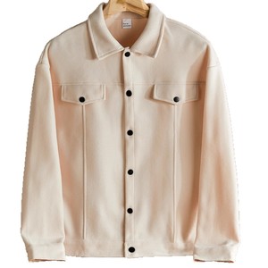 Veste en laine à revers pour homme Temu, automne-hiver, décontractée, pour le quotidien et les affaires, ourlet arrondi, traitement anti-plis, taille M - Product Image 2