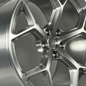Nuovi Cerchi in Lega di Alluminio Forgiato da 18-22 Pollici per <span class=keywords><strong>Audi</strong></span>, <span class=keywords><strong>5</strong></span> Razze, PCD Personalizzato, Offset, Finitura Argento, Modificati, Vendita all'Ingrosso OEM - Product Image 3