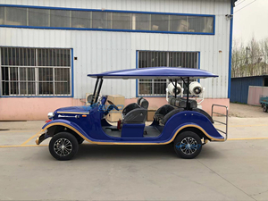 Autobús Turístico Clásico Azul Oscuro, Venta Directa ODM, 8 Asientos, Estilo Panorámico - Product Image 4