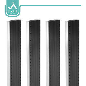 قضبان فاصلة من سبائك الألومنيوم السوداء للنوافذ الزجاجية العازلة في الزجاج المزدوج بهيكل ألومنيوم مجوف - Product Image 1