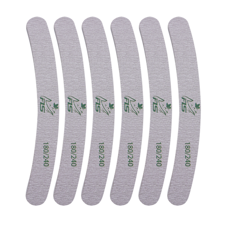 Lima de uñas curvada