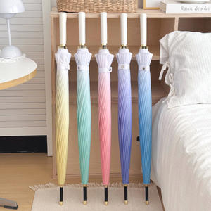 <span class=keywords><strong>Parapluie</strong></span> manuel résistant au vent pour hommes avec longue poignée Design droit moderne robuste renforcé pour les affaires ou les tempêtes de pluie - Product Image 2