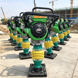 Compattatore con Motore <span class=keywords><strong>da</strong></span> Tre Kilowatt e Piastra <span class=keywords><strong>da</strong></span> 300x330 mm per Terreno e Substrato - Product Image 2