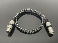 Línea de extensión XLR macho a hembra, cable Cannon DMX, para micrófono de sonido de escenario, cable de micrófono Cannon, cobre puro 22AWG