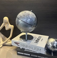 Globe terrestre tout-en-un en anglais, petite taille, adapté au bureau, au bureau d'étude, au salon, à la décoration de la maison, comme cadeau