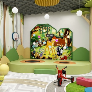 Mầm non sân chơi trong nhà thiết kế cung cấp cho trẻ em chơi quán cà phê phòng và vai trò chơi nhà cơ sở - Product Image 4