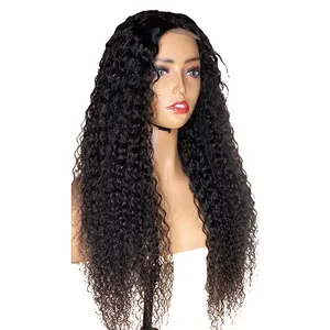 Chưa Qua Xử Lý Peru Trinh Kinky Xoăn 5X5 Thụy Sĩ Ren Closure Tóc Người Tóc Giả Bán Buôn Ren Wig Pre Plucked 150% 180% Mật Độ