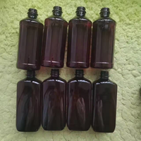 Étiquette de couleur bleue et rose Quagen vide de 16oz pour bouteille en plastique de sirop contre la toux maigre avec bouchon Crc et carton scellé et 12 pièces
