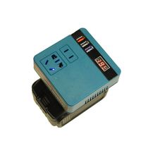 Outils électriques 18V, batterie lithium rechargeable, convertisseur 21V en AC220V/DC5V/12V, fonctionnement portable en extérieur, convertisseur DC-AV