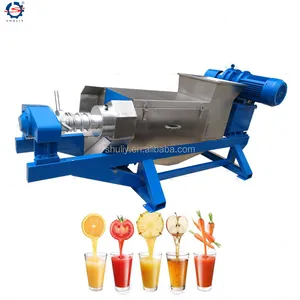 Commercial cold press mango juice extractor fruit pulp machine