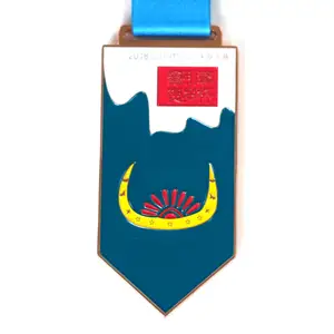 Individuelle vergoldete metall-Gedenkmünze Markenlogo oder Kunst-Medaille mit Gussdrucktechnik