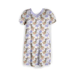 Camicia da Notte Personalizzata per Donna in Bambù, Pigiama Morbido al Tatto, Vestito da Notte a Maniche Corte - Product Image 3