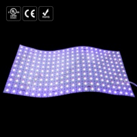 Lámina de Retroiluminación LED RGBW con Cambio de Color, 24V 22W 968LEDs, Lámina de Luz LED Plana y Flexible Cortable, RGBW 2600K~6500K, Plug&Play