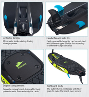 Vente en gros d'équipement de surf Sports nautiques extrêmes Jet Wakeboard 50 km/h Turbine à grande vitesse Jet à essence Planche de surf