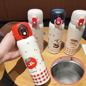 Stainless Steel <b>Insulated</b> <b>Mug</b> 316 Double Wall Portable Tumbler With Graduated Mark Cold Drink Lid Travel Gift For Adults - Product Image 3