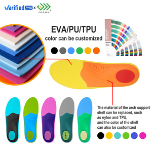 Semelles orthopédiques JOGHN Premium en tissu velours pour fasciite plantaire, soutien de la voûte plantaire, semelles de chaussures personnalisées en EVA, semelles orthopédiques - Product Image 3