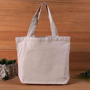 Sac fourre-tout en coton de haute qualité personnalisé avec votre propre logo, sac de shopping en tissu, sac à main en coton - Product Image 5