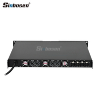 K4-1000 Ses Sistemi D Sınıfı Ses Güç Amplifikatörü 4 Kanallı Dijital D Sınıfı Metal Çıkışlı 1000W