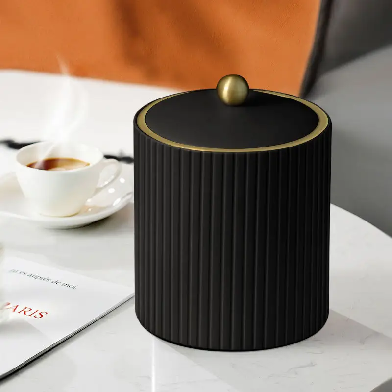 Product Available Hotel Mini Small Insulated 1.5L Black Leather Cover Stainless Steel Custom Ice Bucket With Lid